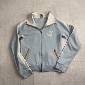 Y2K Blue Marlin Los Angeles Full Zip Long Sleeve Track Jacket Women's Large